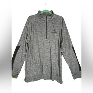 Leupold Optics Co. Long Sleeve 1/2 Zip Heavy Shirt Light Jacket Gray Size XL